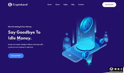 創意數字科技商務響應式網頁模板 高效賦能計算機科技企業免費下載